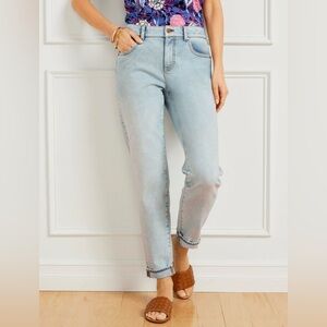 Talbots Everyday Relaxed Jean Fiji Wash Size 2P
